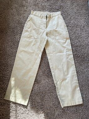 L.L. Bean Cream Straight-Leg